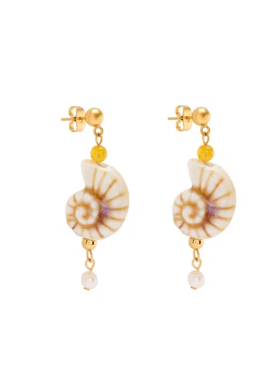 Anni Lu Seaside 18kt Gold-plated Drop Earrings
