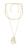 Anni Lu Shell On A String Necklace In White