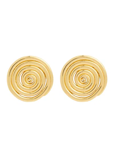 Anni Lu Spiral 18kt Gold-plated Stud Earrings