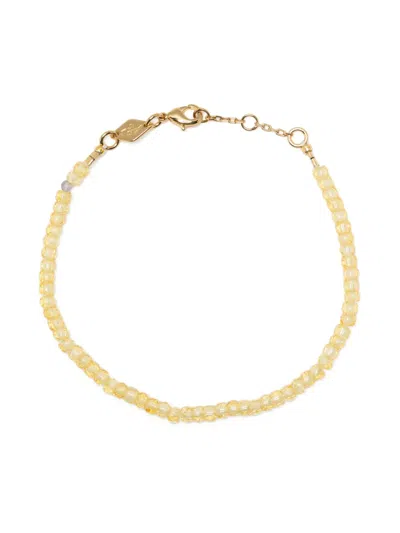 Anni Lu Tan Line Bracelet In Yellow