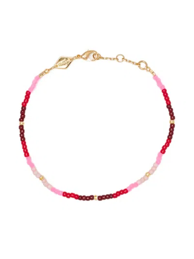 Anni Lu 扎染手链 In Pink