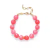Anni Lu Women's Ball Bracelet In Bubblegum In Pink