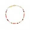 Anni Lu Women's Candy Floss Bracelet In Teaberry In Gold