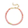 Anni Lu Women's Fingerling Bracelet In Bisque In Gold