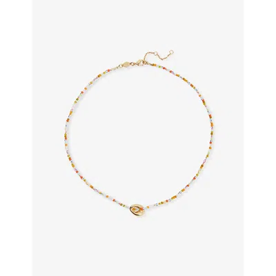 Anni Lu Womens Piccolo 18ct Yellow Gold-plated Brass Bracelet