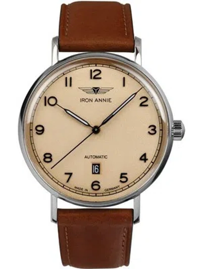 Pre-owned Annie Iron  5954-3 Amazonas Automatic Mens Watch 41 Mm