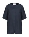 Annie P Overcoats In Blue