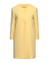 Annie P Overcoats In Yellow
