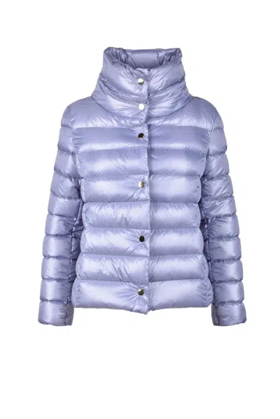 Annie Paris Light Down Jacket Wisteria In Blue