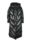 Annie Paris Polyester Down Jacket - Black In Black
