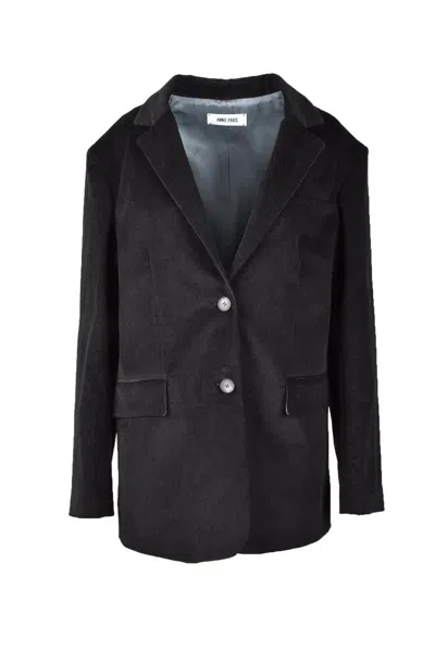 Annie Paris Tailored Black Jacket With Classic Lapel