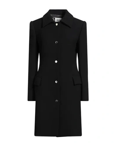 Annie Paris Woman Coat Black Size 4 Wool, Polyamide