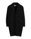 Annie Paris Woman Coat Black Size M/l Virgin Wool