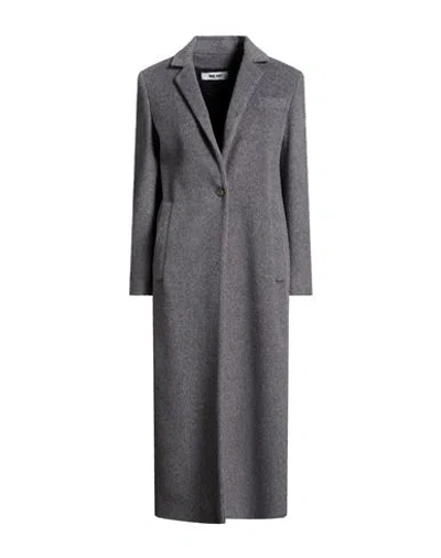Annie Paris Woman Coat Grey Size 4 Alpaca Wool, Polyamide, Virgin Wool In Gray