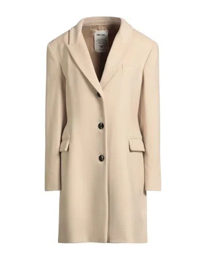 Annie Paris Woman Coat Ivory Size 10 Virgin Wool, Polyamide, Cashmere In White
