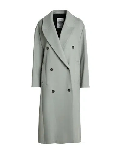 Annie Paris Woman Coat Light Grey Size Xs Virgin Wool, Polyamide, Cashmere In Gray