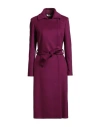 Annie Paris Woman Coat Mauve Size 10 Virgin Wool, Polyamide, Cashmere In Purple