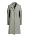 Annie Paris Woman Coat Sage Green Size 10 Virgin Wool