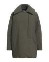 Annie Paris Woman Jacket Military Green Size L Polyamide