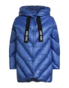 Annie Paris Woman Puffer Blue Size 10 Polyamide