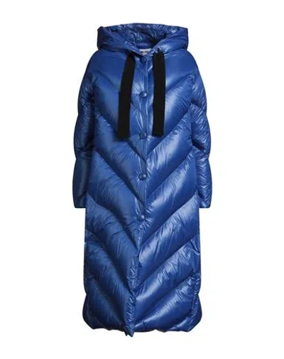 Annie Paris Woman Puffer Bright Blue Size 10 Polyester
