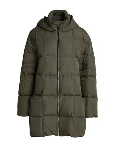 Annie Paris Woman Puffer Military Green Size M Polyester