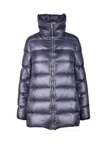 Annie Paris Zip Down Jacket - Blue In Blue