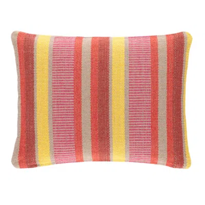 Annie Selke Always Greener Red/yellow Indoor/outdoor Decorative Pillow Cover - 16" Lumbar