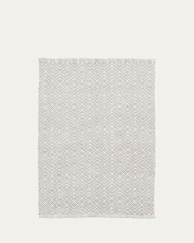 Annie Selke Annabelle Grey Handwoven Indoor/outdoor Rug, 5' X 8'