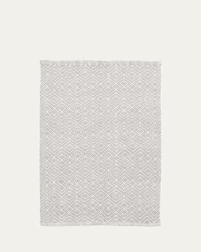 Annie Selke Annabelle Grey Handwoven Indoor/outdoor Rug, 6' X 9'