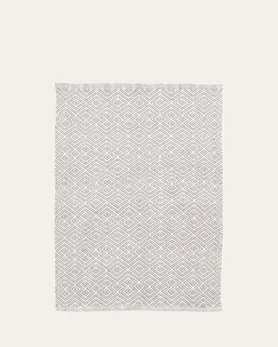 Annie Selke Annabelle Grey Handwoven Indoor/outdoor Rug, 8' X 10'