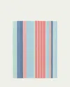 Annie Selke Aruba Stripe Handwoven Cotton Rug, 8' X 10' In Orange