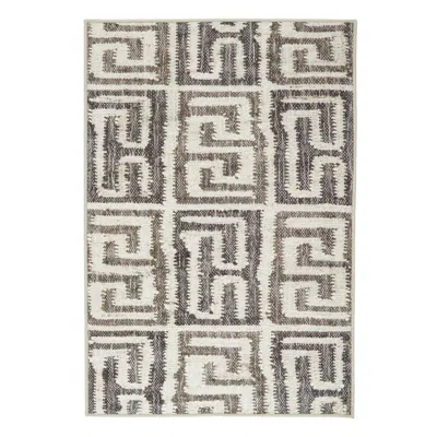 Annie Selke Auricula Natural Machine Washable Rug - 5x8 In Brown