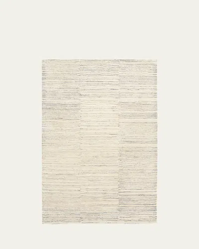 Annie Selke Avery Pewter Blue Hand-tufted Wool Rug, 5' X 8'