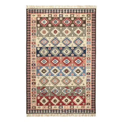 Annie Selke Balsam Kilim Multi Handwoven Wool Rug - 10x14