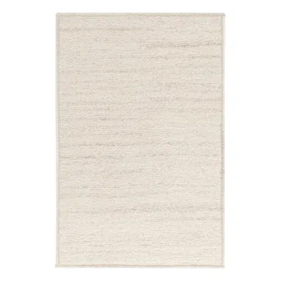 Annie Selke Barlow Ivory Woven Wool Custom Rug In White