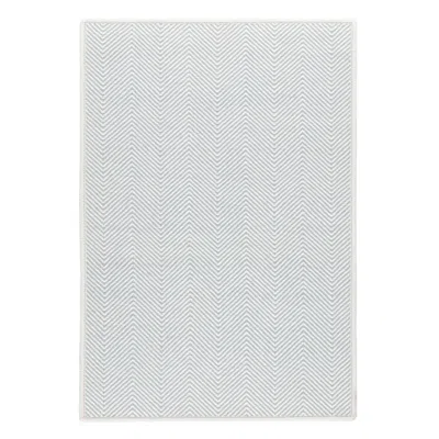 Annie Selke Batiste Sky Woven Wool Custom Rug In Blue