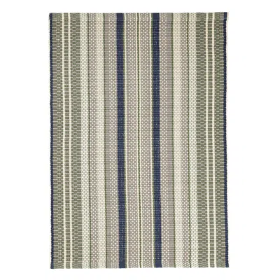 Annie Selke Bay Stripe Handwoven Cotton Rug - 8x10