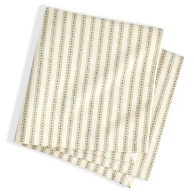 Annie Selke Bell Stripe Natural Napkin Set Of 4 In Brown