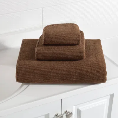 Annie Selke Blythe Copper Towel - Washcloth In Brown
