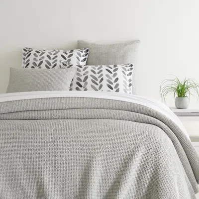 Annie Selke Bubble Dove Grey Matelasse Coverlet - Twin/twin Xlarge In Gray