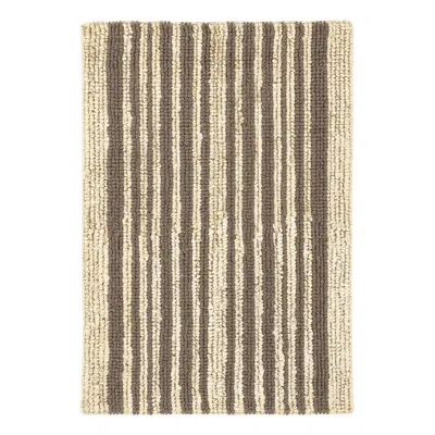 Annie Selke Calder Stripe Grey Handwoven Jute Rug - 3x5 In Gray