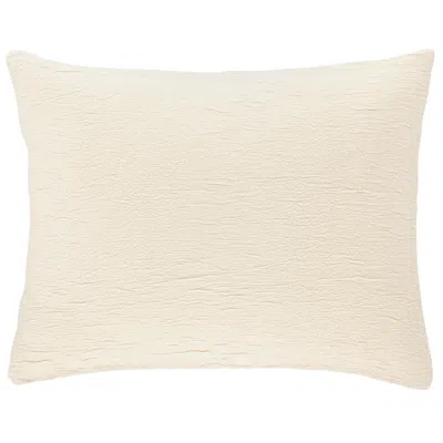 Annie Selke Capitola Ivory Sham - Standard In White