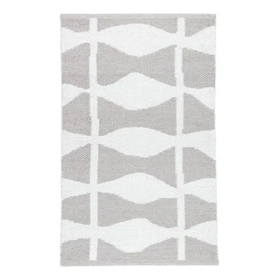 Annie Selke Circuit Grey Handwoven Indoor/outdoor Rug - 5x8 In Gray
