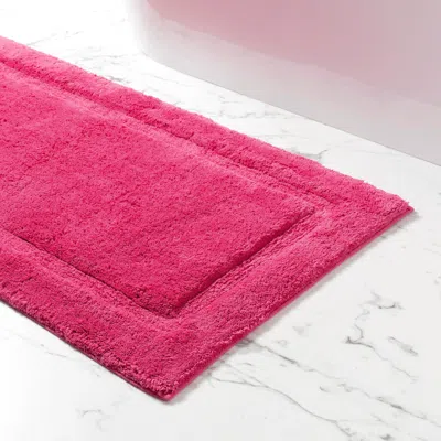 Annie Selke Classic Fuchsia Bath Rug - Small In Pink