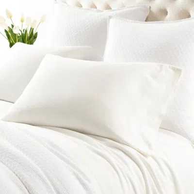 Annie Selke Cozy Cotton Ivory Sheet Set - King In White