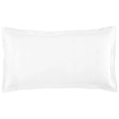 Annie Selke Cozy Cotton White Puff Sham - King
