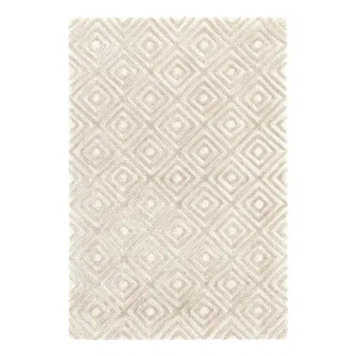 Annie Selke Cut Diamond Silver Hand Tufted Wool/viscose Rug - 2x3