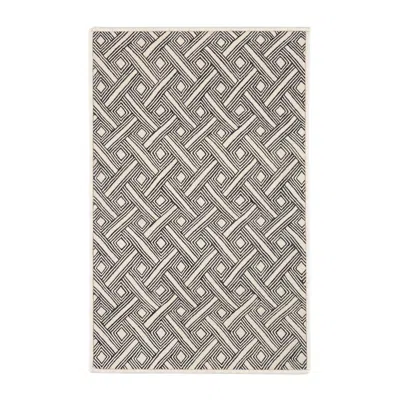 Annie Selke Desmond Hand Micro Hooked Wool Custom Rug In Gray