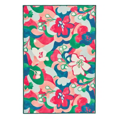 Annie Selke Dreamy Daisies Multi Machine Washable Rug - Runner-2.5x8